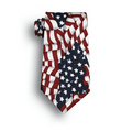Wavy Flag Patriotic Novelty Tie